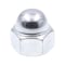 Prime-Line Cap Nut, 1/2"-13, Steel, Zinc Plated, 5 PK 9077612 - alternate 1